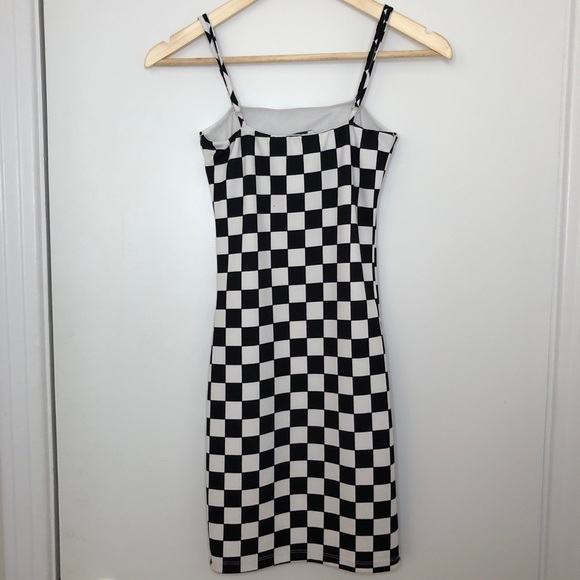 *SOLD* Fashion Nova Checkered Mini Dress - Picture 4 of 6